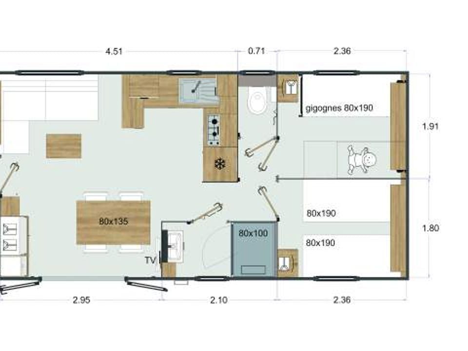 France - Poitou Loire - Montreuil Bellay - Camping Paradis - Les Nobis d'Anjou, 4*