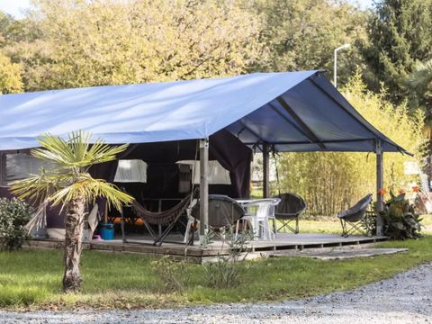 TENTE 5 personnes - Tente Safari 3 Pièces 5 Personnes Sans Sanitaire