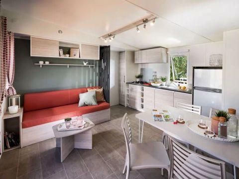 MOBILHOME 6 personnes - Mobil Home Excellence 4 Pièces 6 Personnes + TV