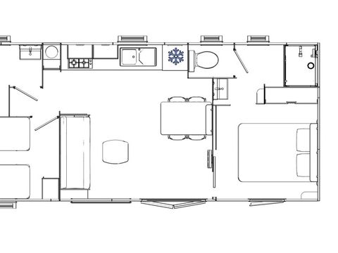 MOBILHOME 4 personnes - EXCELLENCE