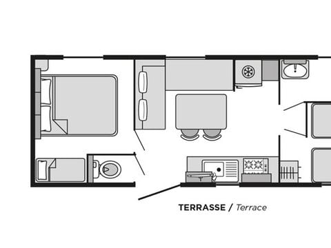 MOBILHOME 4 personnes - Marina STANDARD Climatisé