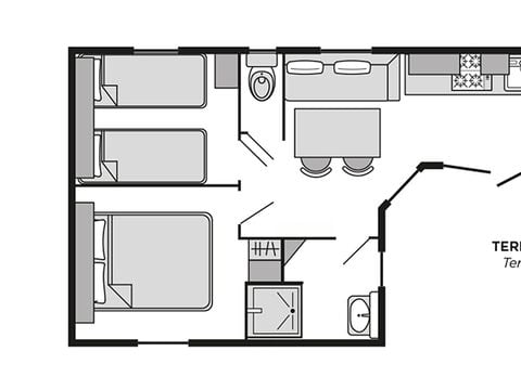 MOBILHOME 4 personnes - Soléo STANDARD