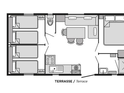 MOBILHOME 6 personnes - Venezia CONFORT Climatisé