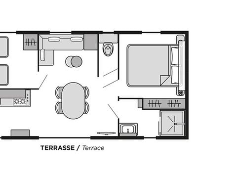 MOBILHOME 4 personnes - Milano PREMIUM