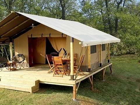 CANVAS AND WOOD TENT 5 people - KENYA TENT