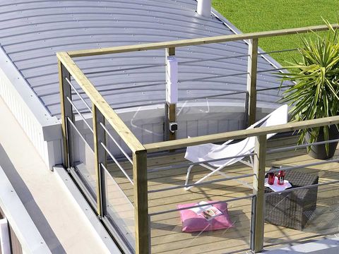 MOBILE HOME 4 people - CAP DESEO - Roof terrace