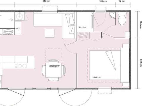 MOBILHOME 6 personnes - Baobab + clim