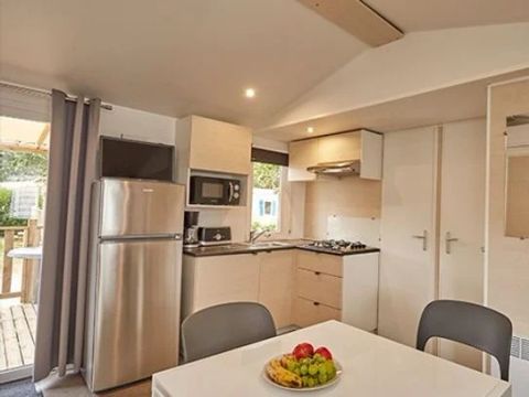 MOBILE HOME 6 people - Mobile-home | Comfort | 3 Bedrooms | 6 Pers. | Raised terrace | Air conditioning
