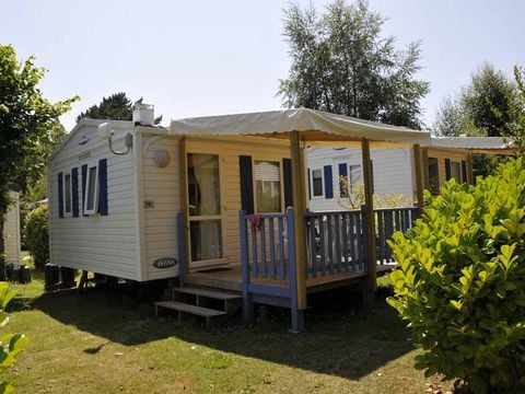 MOBILE HOME 7 people - Confort 31m² - 3 bedrooms - Covered terrace 18m² - TV + dishwasher