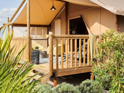 TENT 4 people - Lodge Tent JUNGLE 26m² 2 bedrooms + terrace