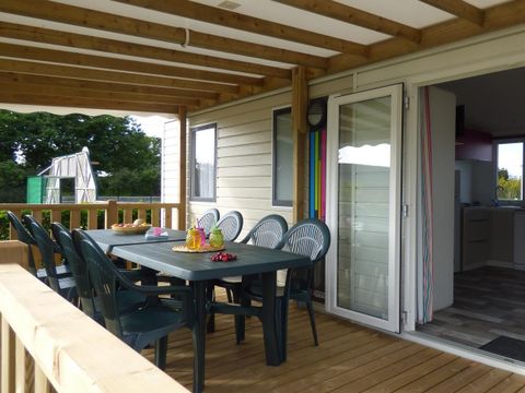 MOBILE HOME 8 people - Mobilhome FAMILY Premium 36m² - 4 bedrooms / covered terrace