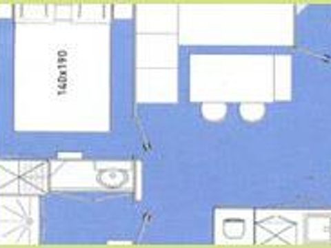 MOBILE HOME 6 people - Mobilhome GLENAN Standard 33m² - 3 bedrooms