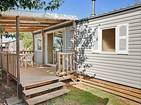 MOBILE HOME 6 people - Mobile-home | Comfort | 3 Bedrooms | 6 Pers. | Raised terrace