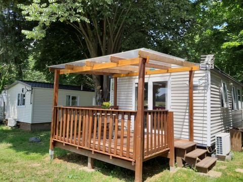 MOBILHOME 4 personnes - Mobil-home CONFORT - 2 chambres + terrasse+ grand frigo congélateur