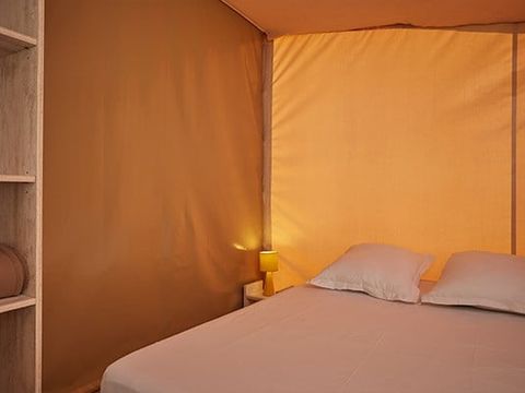 CANVAS AND WOOD TENT 5 people - Eco Lodge Tent | 2 Bedrooms | 4/5 Pers | No bathroom