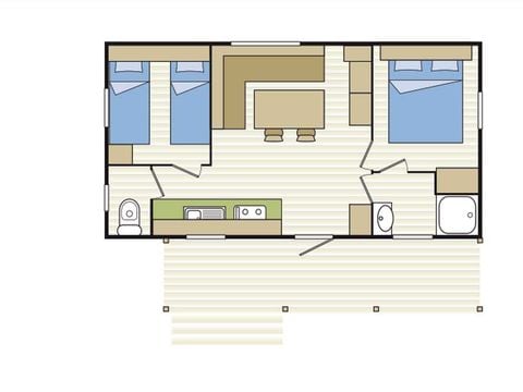 MOBILHOME 6 personnes - MINORQUE