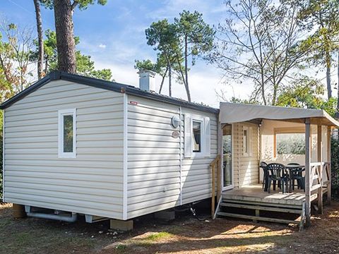 MOBILHOME 6 personnes - Comfort XL | 2 Ch. | 4/6 Pers. | Terrasse Couverte