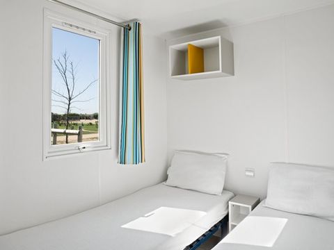 MOBILHOME 6 personnes - Comfort | 3 Ch. | 6 Pers. | Terrasse surélevée | Clim.