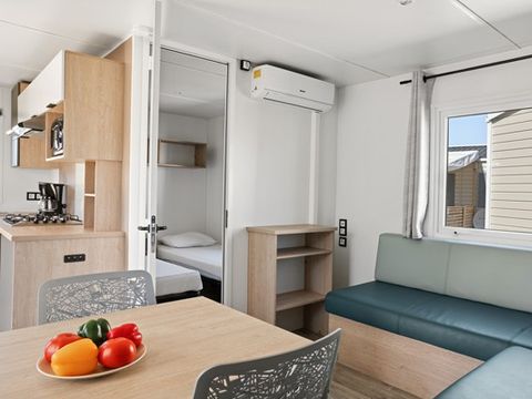 MOBILHOME 4 personnes - Comfort | 2 Ch. | 4 Pers. | Terrasse surélevée | Clim.