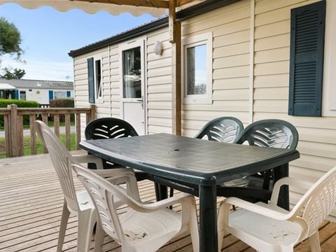 MOBILE HOME 6 people - Comfort XL | 3 Bedrooms | 6 Pers | Raised terrace | Air conditioning