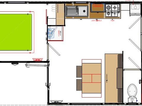 MOBILHOME 4 personnes - Bornéo