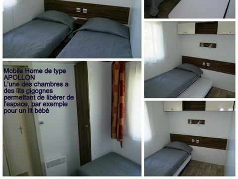 MOBILHOME 6 personnes - 3 chambres 6 couchages 2 salles de bain - 40 m²