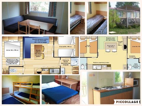 MOBILE HOME 4 people - Mobile Home 2 bedrooms 4 berths with sanitary facilities - 23 to 29 m² - France