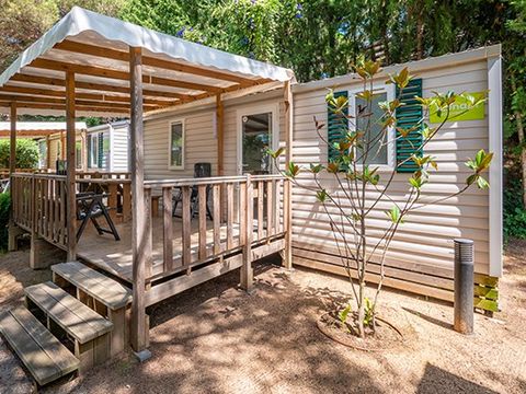 MOBILE HOME 4 people - Comfort XL | 2 Bedrooms | 4 Pers | Raised terrace | Air conditioning