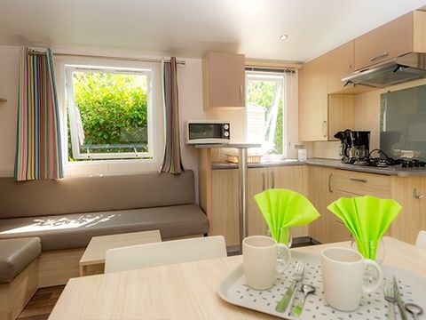 MOBILE HOME 6 people - Mobil-home | Classic | 3 Bedrooms | 6 Pers. | Raised terrace | Air-con.