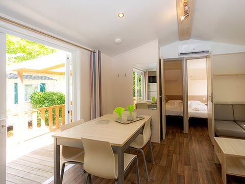 MOBILE HOME 6 people - Mobile-home | Comfort | 3 Bedrooms | 6 Pers. | Single terrace | Air-con.