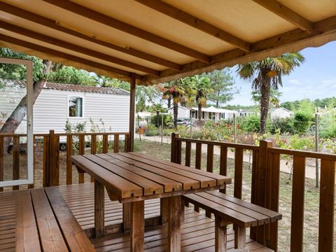 MOBILE HOME 6 people - Comfort XL | 2 Bedrooms | 4/6 Pers | Raised terrace | Air conditioning