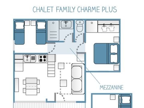 CHALET 6 people - Chalet Family Confort sleeps 6