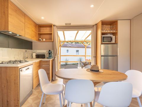 MOBILE HOME 6 people - Garden 3bed-bath-TV-LV-laundry-covered terrace-33m² | PREMIUM