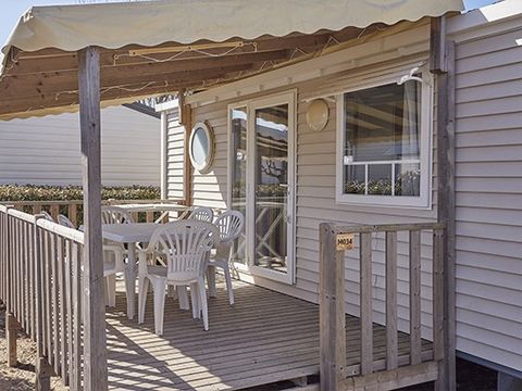 MOBILE HOME 6 people - Comfort | 3 Bedrooms | 6 Pers | Raised terrace | Air conditioning