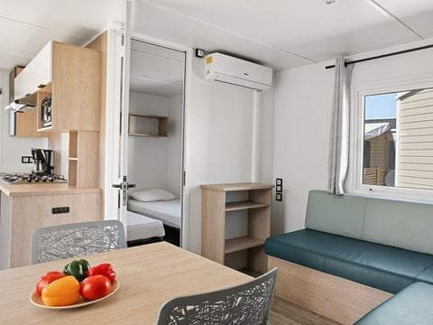 MOBILHOME 4 personnes - Comfort XL | 2 Ch. | 4 Pers. | Terrasse surélevée | Clim.