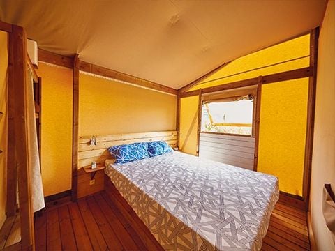 TENTE TOILE ET BOIS 5 personnes - Tente Lodge | 2 Ch. | 4/5 Pers. | Sans SDB