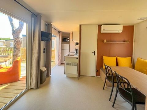 MOBILHOME 4 personnes - Cottage Privilège avec bed extérieur - Quartier réservé aux familles