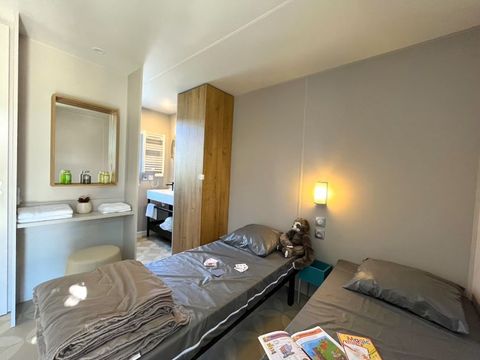 MOBILHOME 4 personnes - Cottage Cosy 2ch - Quartier réservé aux familles