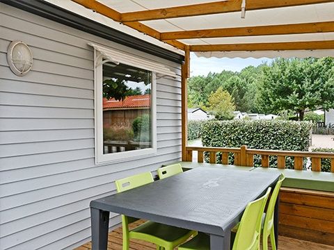 MOBILHOME 6 personnes - Mobil-home | Comfort XL | 3 Ch. | 6 Pers. | Terrasse Couverte | Clim.