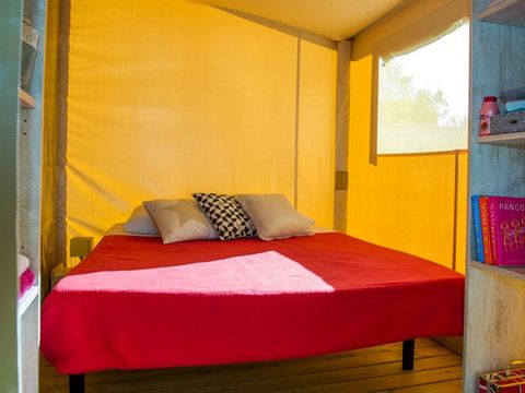 TENTE TOILE ET BOIS 5 personnes - Tente Eco Lodge | 2 Ch. | 4/5 Pers. | Sans SDB