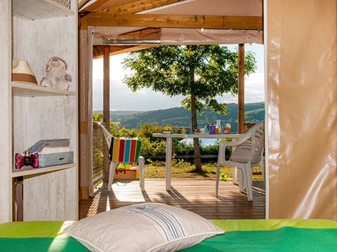 TENTE TOILE ET BOIS 5 personnes - Tente Eco Lodge | 2 Ch. | 4/5 Pers. | Sans SDB