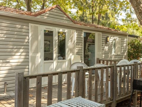 MOBILE HOME 5 people - Classic | 2 Bedrooms | 5 Pers. | Terrace, elevated, not covered | Air conditioning