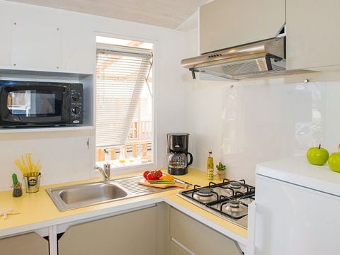 MOBILHOME 5 personnes - Classic | 2 Ch. | 5 Pers. | Terrasse surélévée non couverte | Clim.