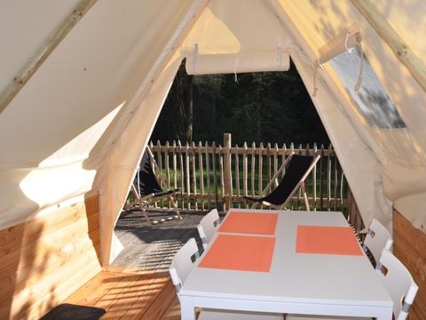 UNUSUAL ACCOMMODATION 4 people - TIPI LODGE 18 m² without sanitary facilities