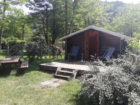 CHALET 4 people - CABANE TRAPPEUR without sanitary facilities 19.5 m² (19.5 m²)