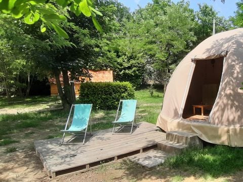 UNUSUAL ACCOMMODATION 4 people - WIGWAM with sanitary facilities, 27 m².