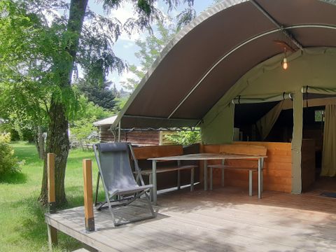 CANVAS BUNGALOW 5 people - SAFARI LODGE KIBO without sanitary facilities 40 sqm