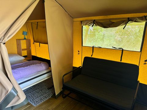 CANVAS AND WOOD TENT 5 people - SAFARI without sanitary facilities