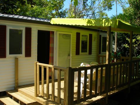 MOBILE HOME 6 people - Mobile-home 28m² + semi-covered wooden terrace 12m² 4/6 pers