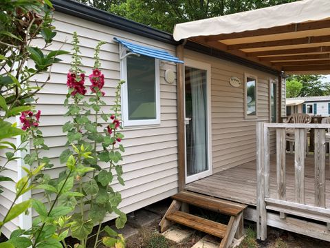 MOBILE HOME 6 people - Mobile-home 28m² + semi-covered wooden terrace 12m² 4/6 pers